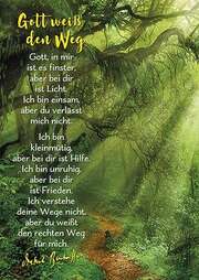 Dietrich Bonhoeffer - Postkarten: Gott weiß den Weg, 12 Stück Postkarten: Gott weiß den Weg, 12 Stück