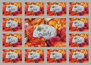 Aufkleber-Gruß-Karten: Danke, 12 Stück Aufkleber-Gruß-Karten: Danke, 12 Stück