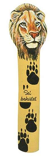 Lesezeichen: Sei behütet (Löwe) Lesezeichen: Sei behütet (Löwe)