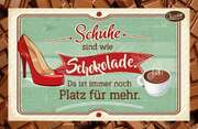 Reinhard Engeln - Schokokarte - Schuhe sind wie Schokolade. Schokokarte - Schuhe sind wie Schokolade.