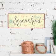 Metallschild lang - Segenskind Metallschild lang - Segenskind