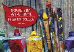 Jürgen Werth - Postkarten "Niemand kann, was du kannst" 4er-Serie Postkarten "Niemand kann, was du kannst" 4er-Serie