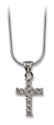 Halskette - Kreuz - silber Halskette - Kreuz - silber
