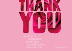 Postkartenserie "Thank You" - 12 Stück
