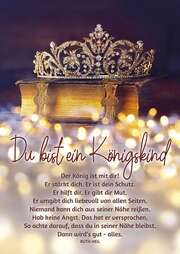 Ruth Heil - Postkarten: Du bist ein Königskind, 4 Stück Postkarten: Du bist ein Königskind, 4 Stück