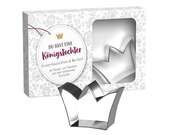 Du bist eine Königstochter - Plätzchenausstecher mit Buch Krone Du bist eine Königstochter - Plätzchenausstecher mit Buch Krone