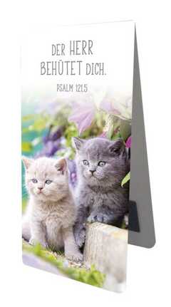 Magnetlesezeichen - "Zwei Kätzchen"