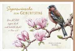 Faltkarte "Segenswünsche zum Geburtstag" Vogel