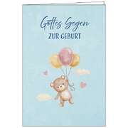 Faltkarte: Gottes Segen zur Geburt Faltkarte: Gottes Segen zur Geburt