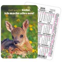 Jahreslosung 2026 - Spielkartenkalender Tier Jahreslosung 2026 - Spielkartenkalender Tier