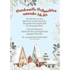 Doro Zachmann - Postkarten: Wundervolle Weihnachten, 4 Stück Postkarten: Wundervolle Weihnachten, 4 Stück