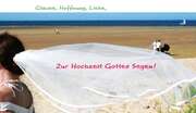 Faltkarte "Zur Hochzeit Gottes Segen! Glaube, Liebe..." - 5 Stück Faltkarte "Zur Hochzeit Gottes Segen! Glaube, Liebe..." - 5 Stück