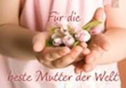 Tee-Postkarte - Für die beste Mutter der Welt Tee-Postkarte - Für die beste Mutter der Welt