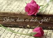 Tee-Postkarte - Schön, dass es dich gibt! Tee-Postkarte - Schön, dass es dich gibt!