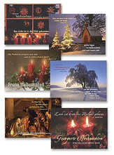 Postkarten-Sammelserie Weihnachten - 12 Stück