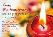 Frohe Weihnachten und ein gesegetes neues Jahr - Faltkarte Frohe Weihnachten und ein gesegetes neues Jahr - Faltkarte