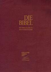 Schlachter 2000 - Standardausgabe,Rindsleder,flex.Einband,Goldschnitt-weinrot Schlachter 2000 - Standardausgabe,Rindsleder,flex.Einband,Goldschnitt-weinrot