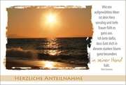 Doro Zachmann - Faltkarte: Wie ein aufgewühltes Meer - Trauer Faltkarte: Wie ein aufgewühltes Meer - Trauer