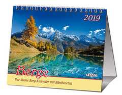Berge 2019 - 2 in 1-Tischkalender