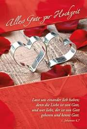 Faltkarte: Alles Gute zur Hochzeit Faltkarte: Alles Gute zur Hochzeit