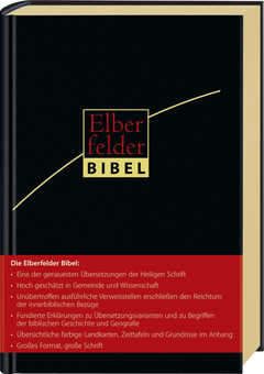 Elberfelder Bibel - Großausgabe, Leder, Goldschnitt