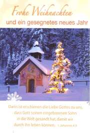 Postkarten Weihnachten/Neujahr, 6 Stück Postkarten Weihnachten/Neujahr, 6 Stück