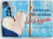 Augustinus von Hippo - Magnet - Gott hat sein Ohr an deinem Herzen. Magnet - Gott hat sein Ohr an deinem Herzen.