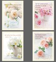 Kleinkärtchenserie Blumen, 12 Stück Kleinkärtchenserie Blumen, 12 Stück
